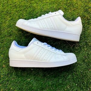 Mens adidas Superstar Athletic Shoe - White Monochrome. Size 10. Worn once.